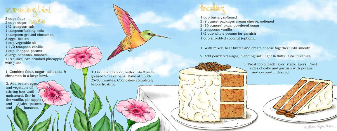 Hummingbird Cake by Laura Taylor Mark