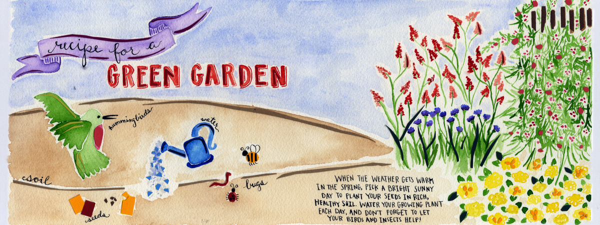 Recipe for a Green Garden by Ruby Kelly
