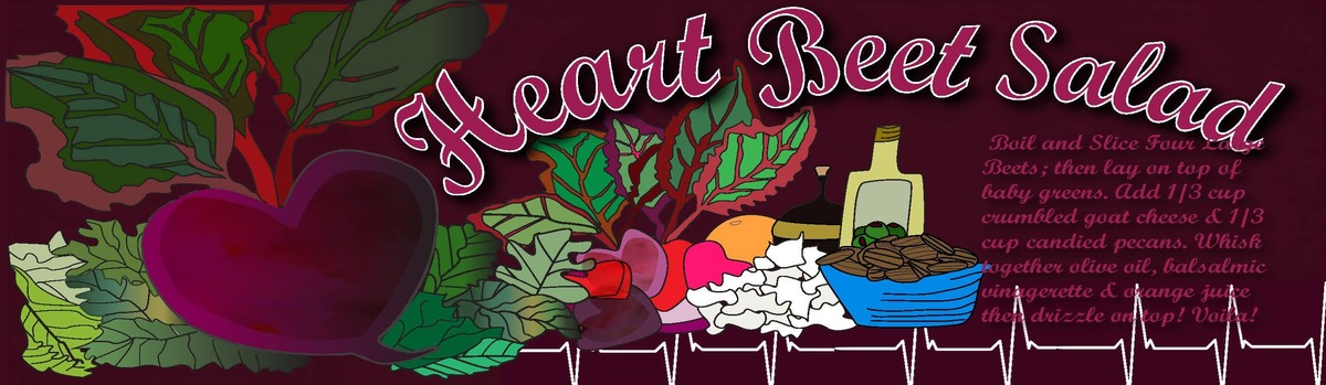 Heart Beet Salad by Michaela McShane