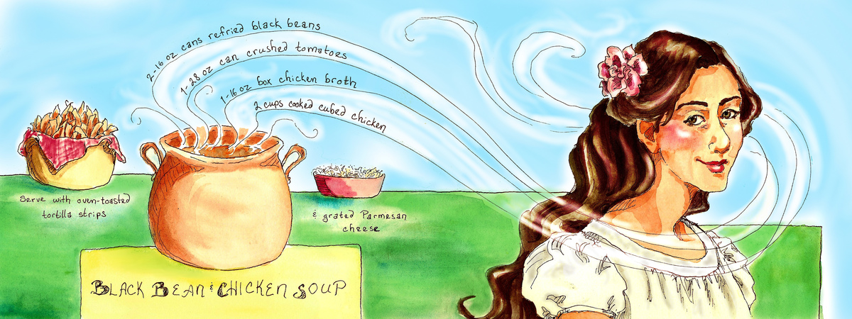 Black Bean and Chicken Soup by Amanda Kastner
