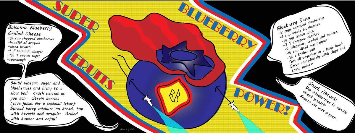 Blueberry Super Fruit by Ann Jones