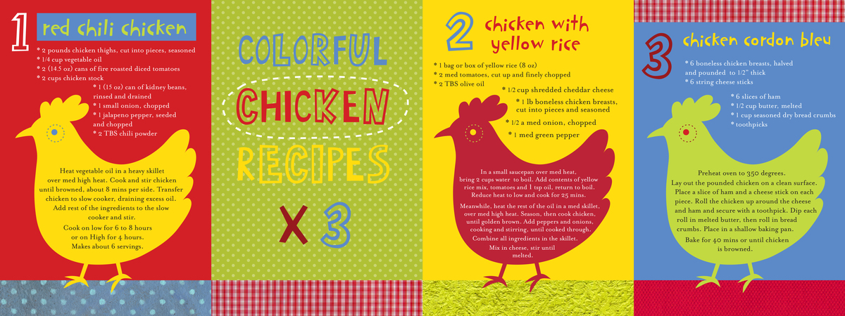 Colorful Chicken by Nina Seven