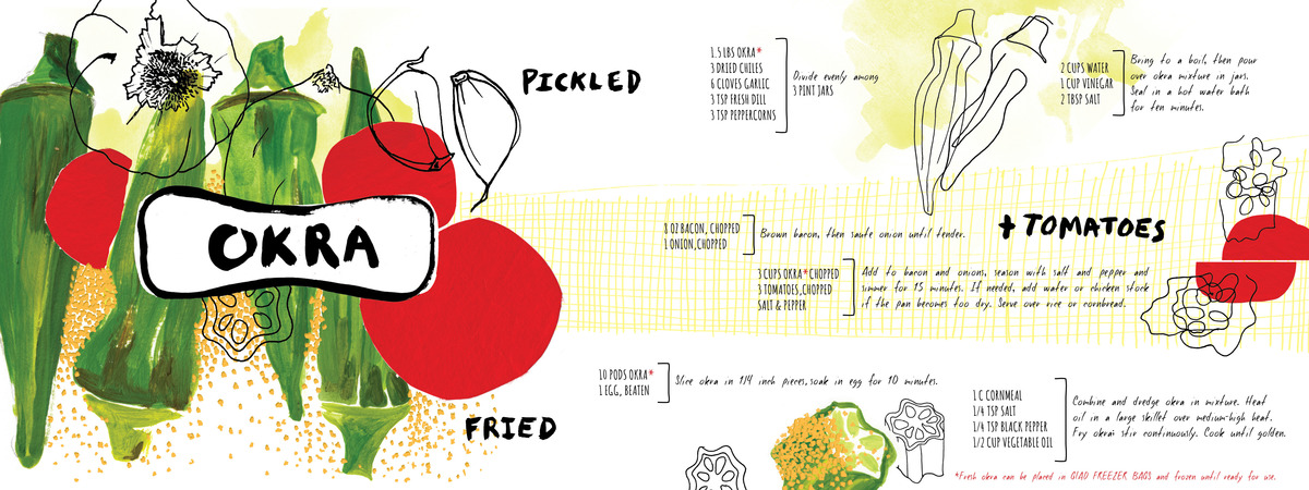 Okra 3 Ways by Jamie Runnells