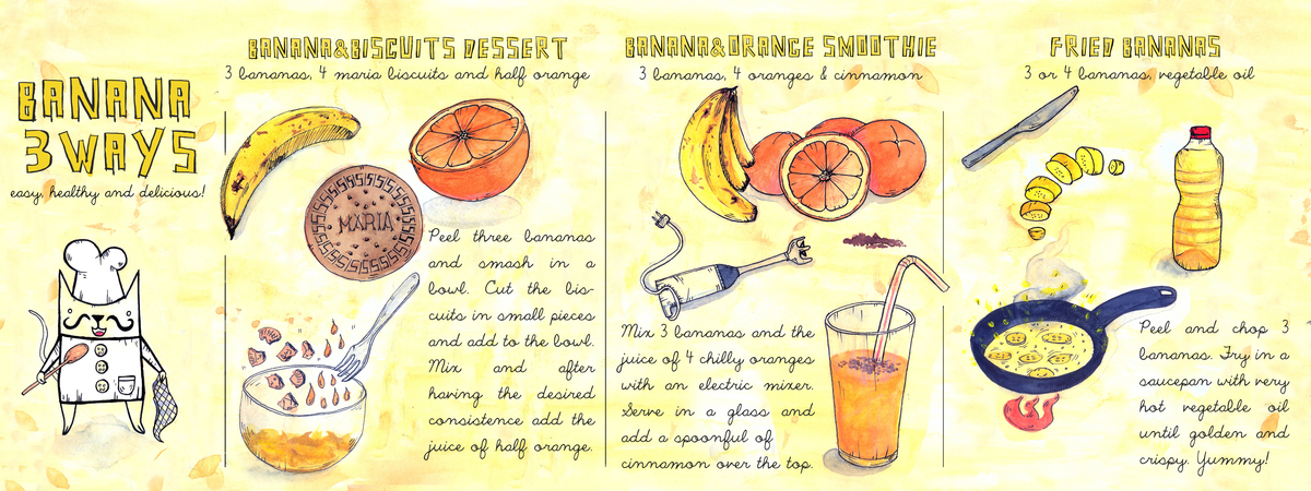 Banana 3 ways by Raquel Agrella Tdac partyrecipe