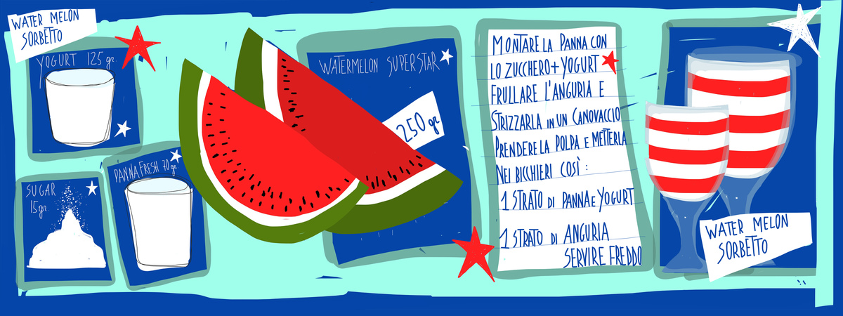 Watermelon Sorbetto by Silvia Caturano