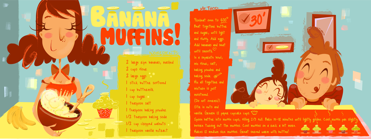 Banana Muffins! by Andrea SAB Cingolani Cingolani muffins 300