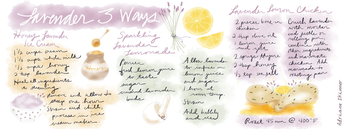Lavender Three Ways by Adriane Skinner