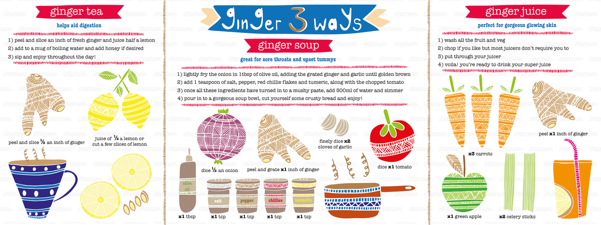 Ginger 3 Ways by Sonia Atwal