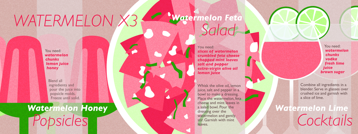 Watermelon x3 by Heleen van Buul