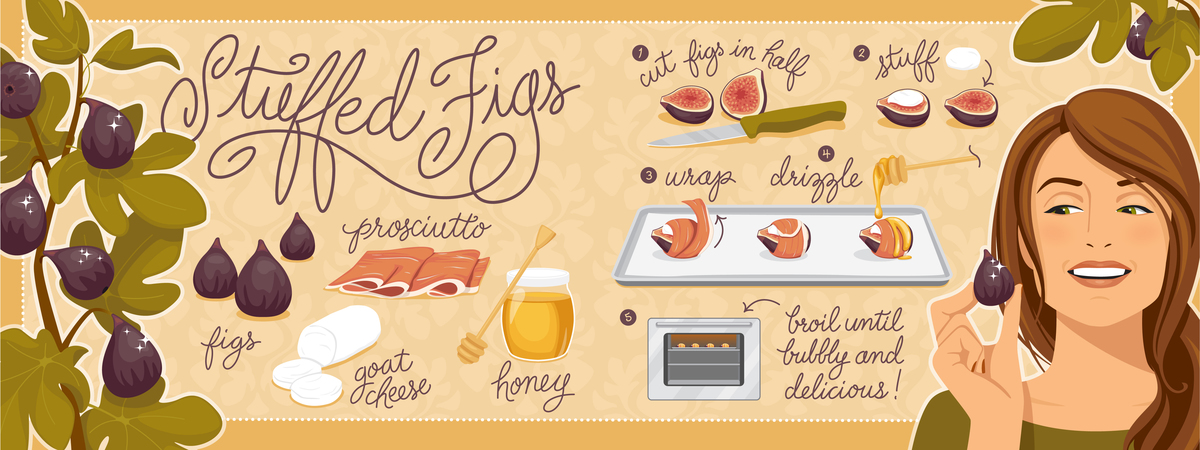 Stuffed Figs by Monika Roe
