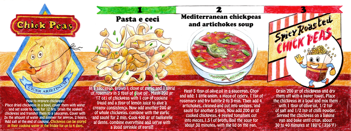 1,2,3... Chickpeas! by Morena Regaiolli
