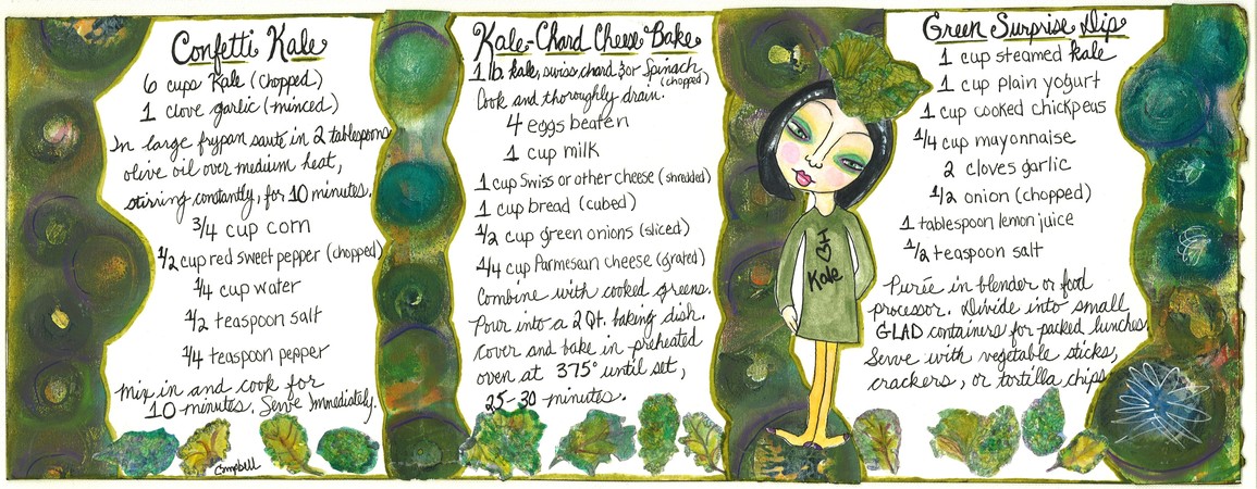 Kale 3 Ways by Darlene Campbell