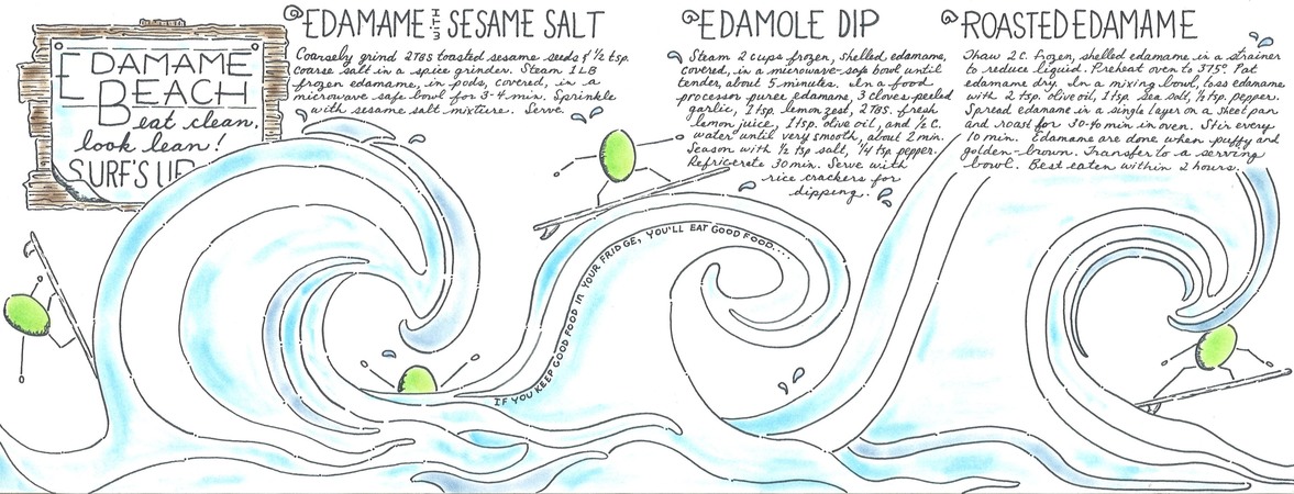 Edamame Beach by Darcy Ann Foxe