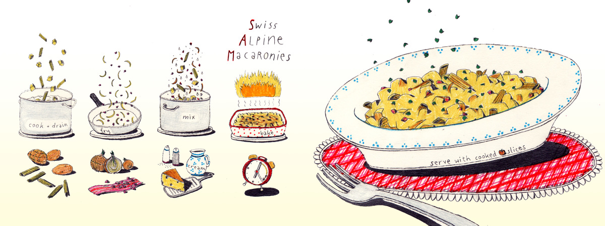 Swiss Alpine Macaronies by Stefanie Hess
