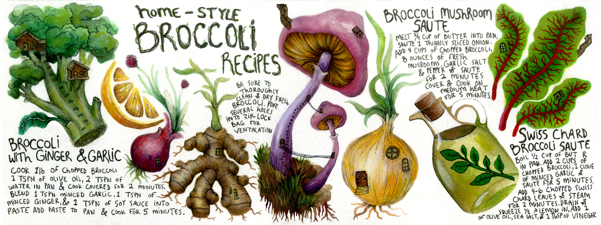 Home Style Broccoli Recipes by Kit Mizeres