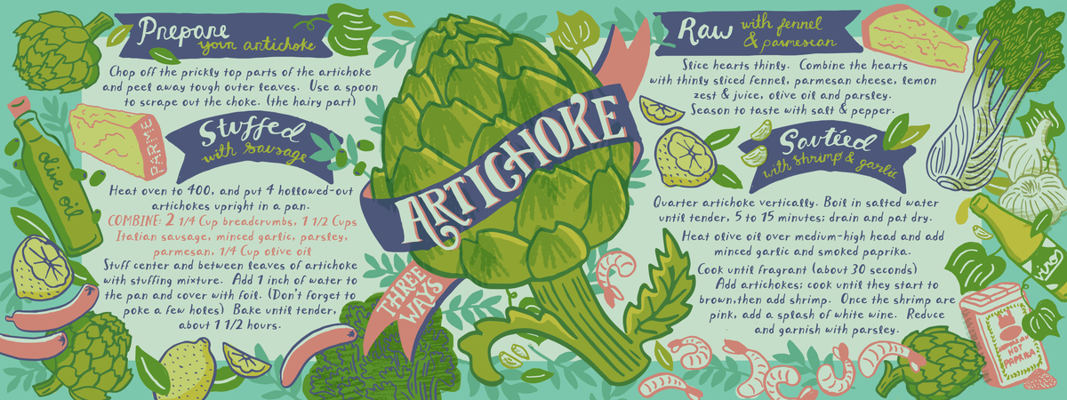 Artichoke Three Ways by Jessica McGuirl
