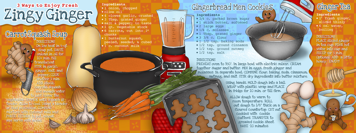 Ginger 3 Ways by Kim Buchheit