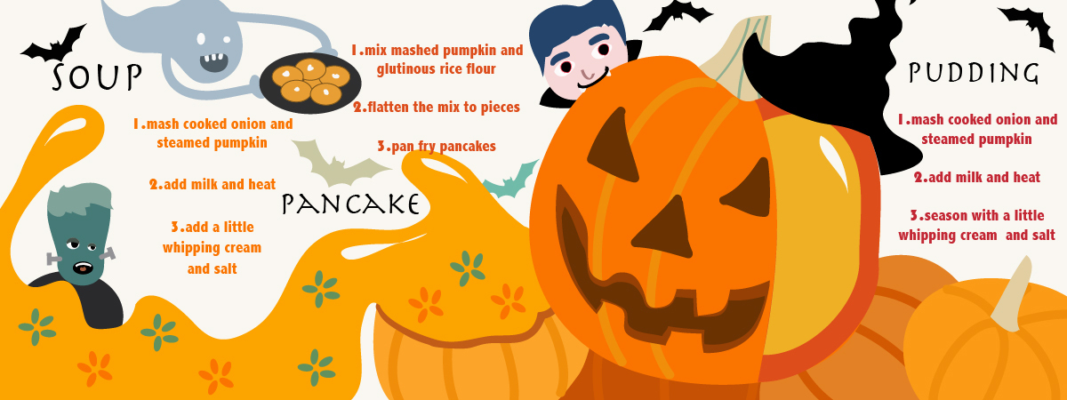 Pumpkin in 3 Ways by Karen Chang