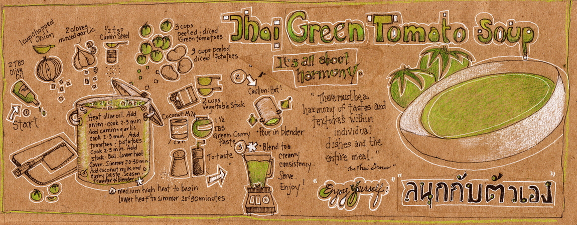 Thai Green Tomato Soup by Christine McCloud