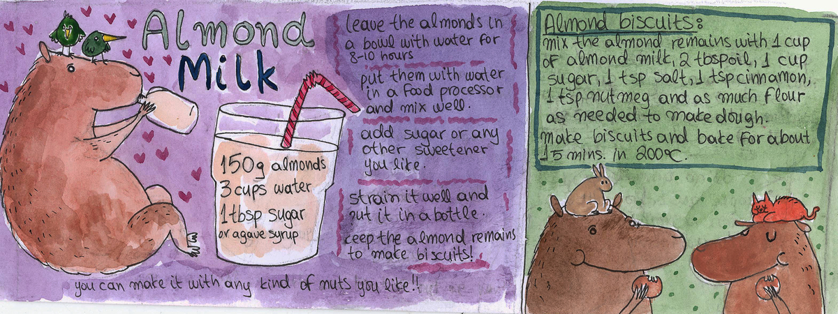 Almond Milk and Biscuits! by katerina meeerkat