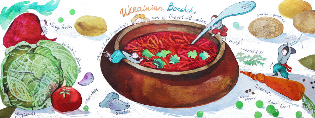 Ukrainian Borscht by Nastasia Shygaieva Nash