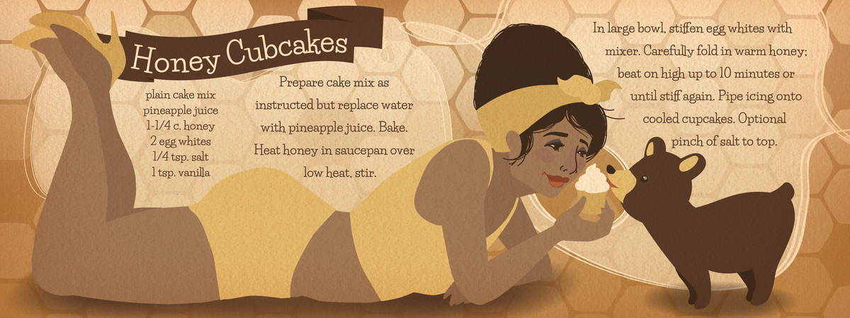Honey Cubcakes by Lindsey Kaufman