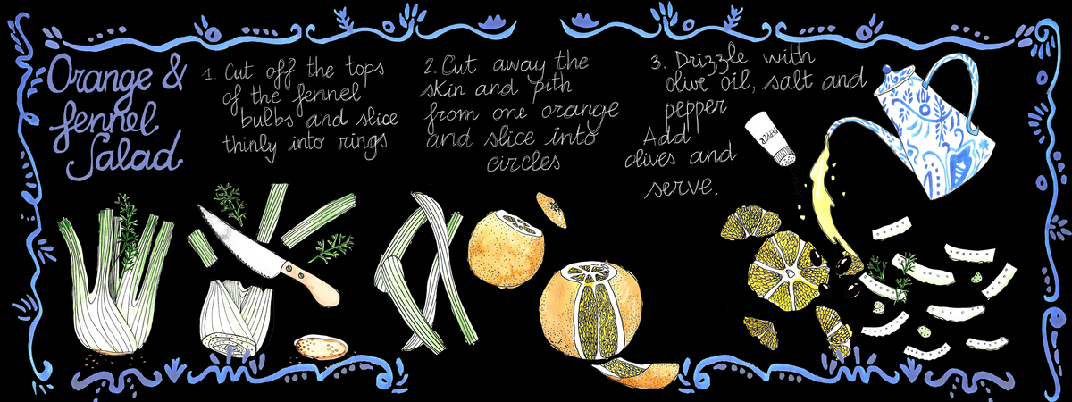 Orange and Fennel Salad by Francesca Pasqual