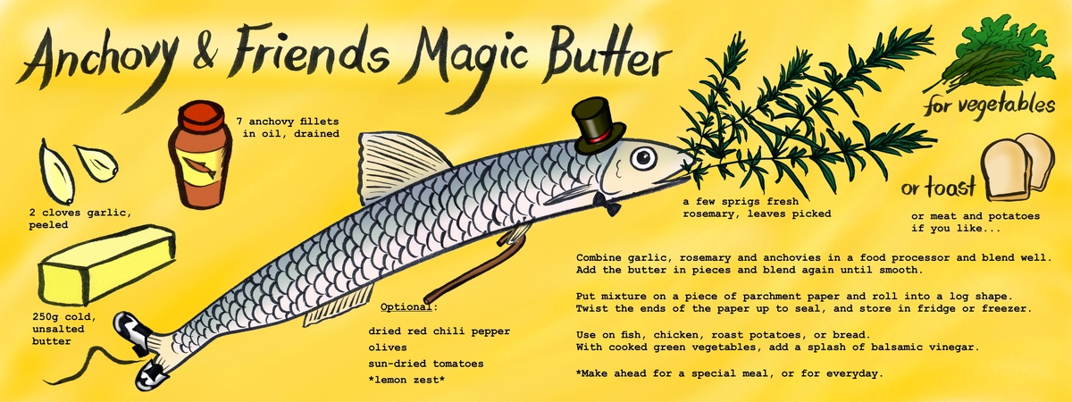 Anchovy & Friends Magic Butter by Lena Umezawa