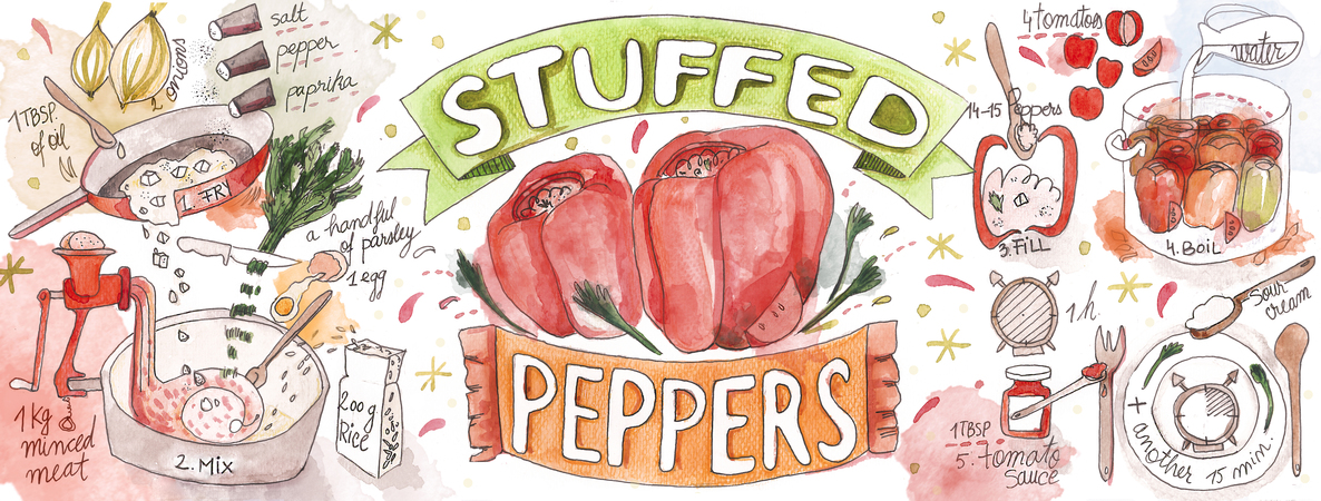 Stuffed Peppers by Elena Alexandroaia