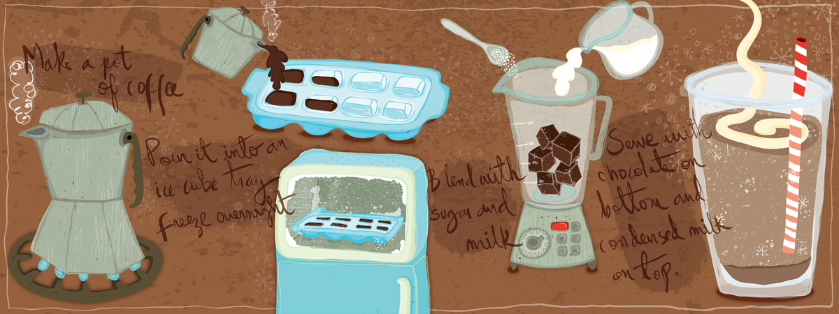 Iced Coffee by Eulalia Mejia