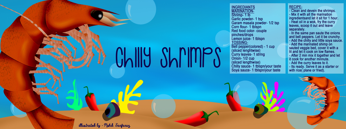 Chilly Shrimp by Mohd Sarfaraz