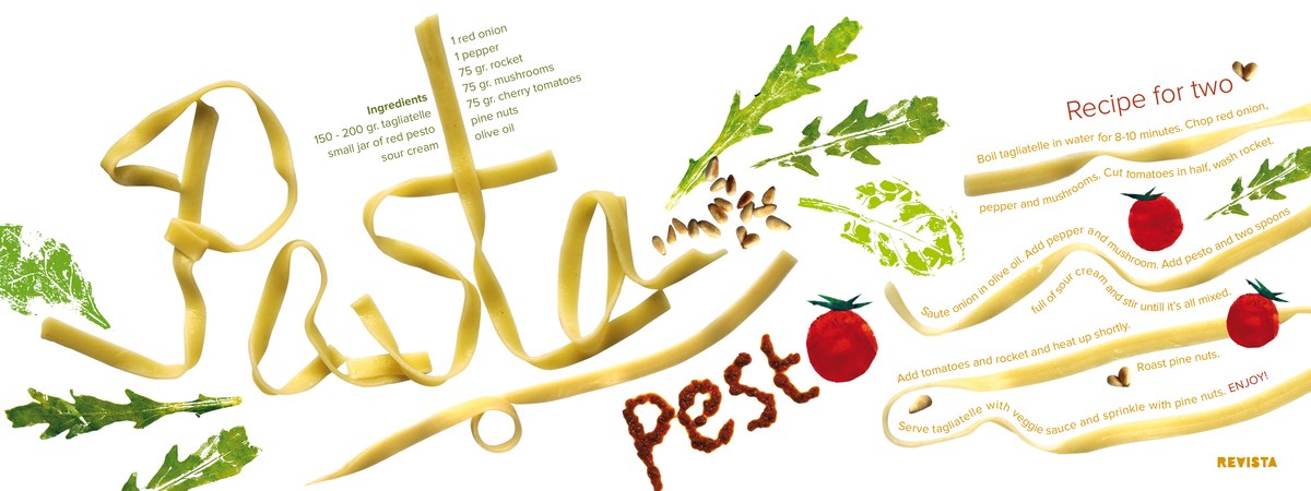Pasta Pesto by Karin van der Vegt