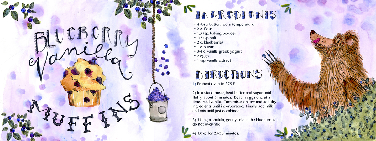 Blueberry Vanilla Muffin Recipe by Jessyca Scarpone Scarpone jessyca spr2014 illu341 warnerconstantino a2 blueberryvanillamuffins