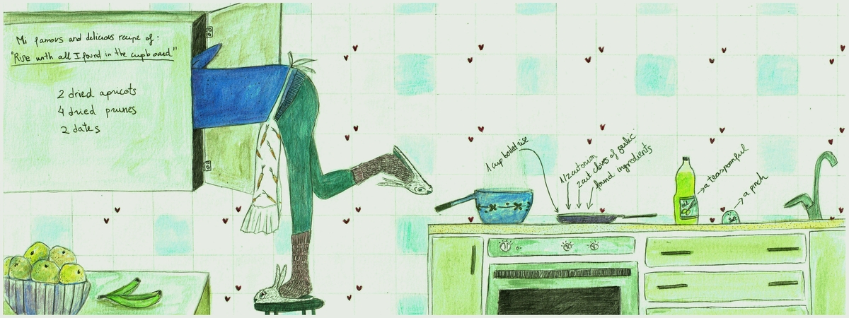 Rise with All I Found in the Cupboard by Cristina Barcala Cristina barcala rise with all i found in the cupboard