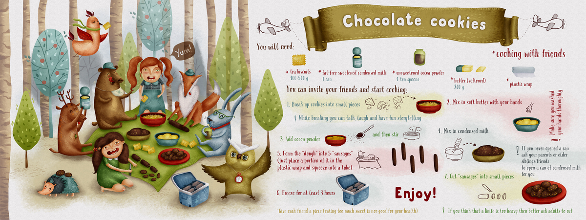 Chocolate Cookies by Oi Oilikki