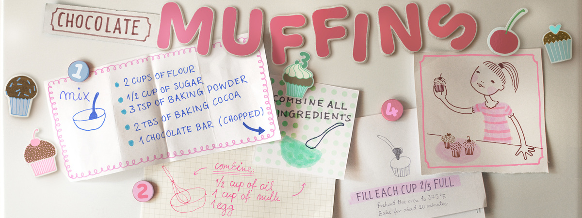 Chocolate Muffins by Małgorzata Lewandowska-Zych