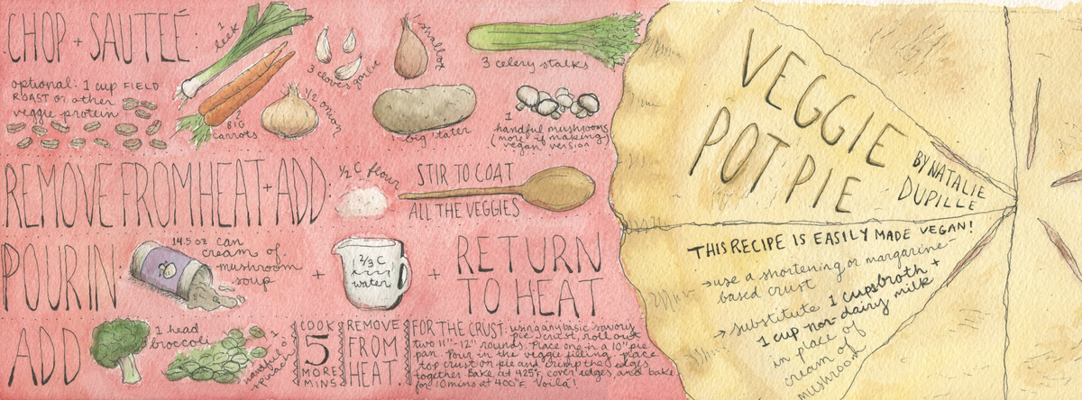 Veggie Pot Pie by Natalie Dupille
