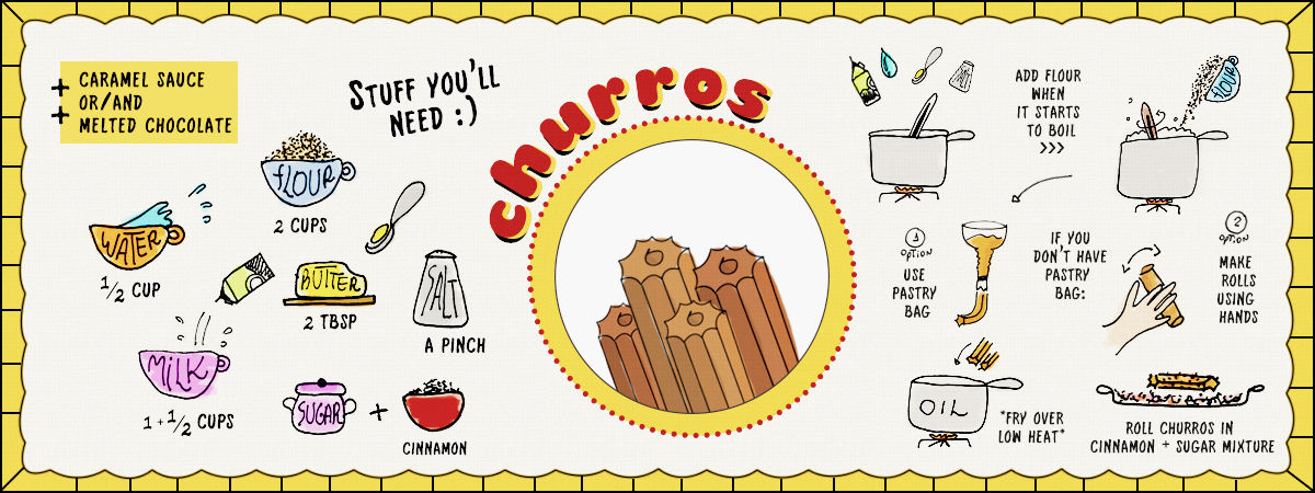Churros Recipe by Larissa Van Opstal Nascimento