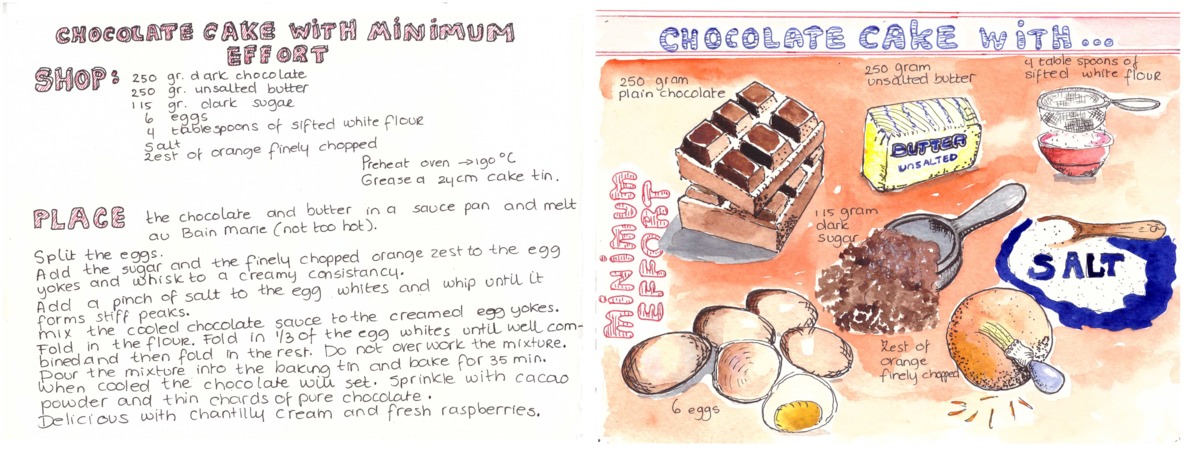Chocolate cake with.. minimum effort! by Dorine van der Vloodt