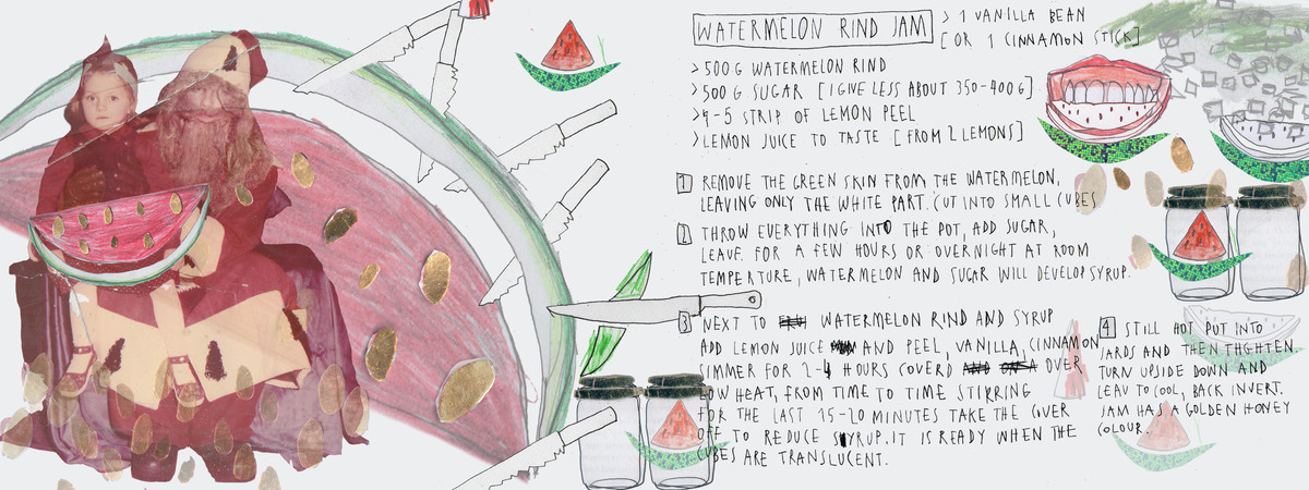 watermelon rind jam by Ania Wójcik