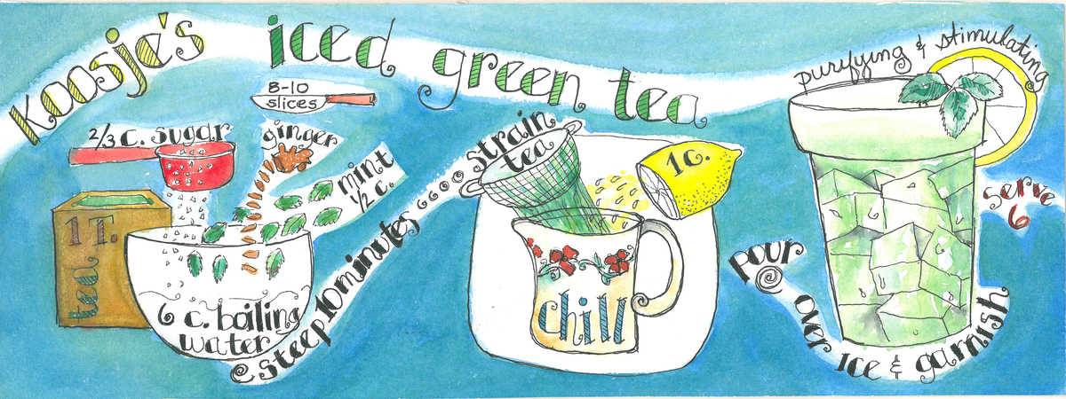 Koosje's Iced Green Teac by Paula DeZellar