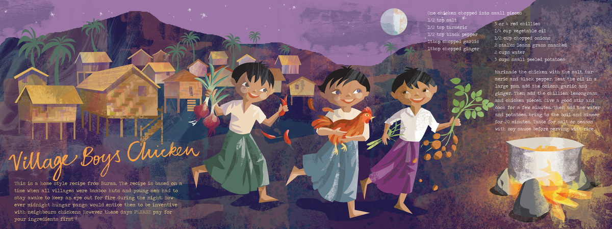 Village Boys Chicken by Ohn Mar Win