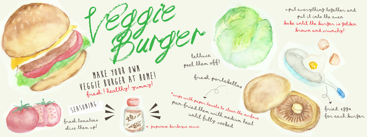 VEGGIE BURGER by Joanne Lo