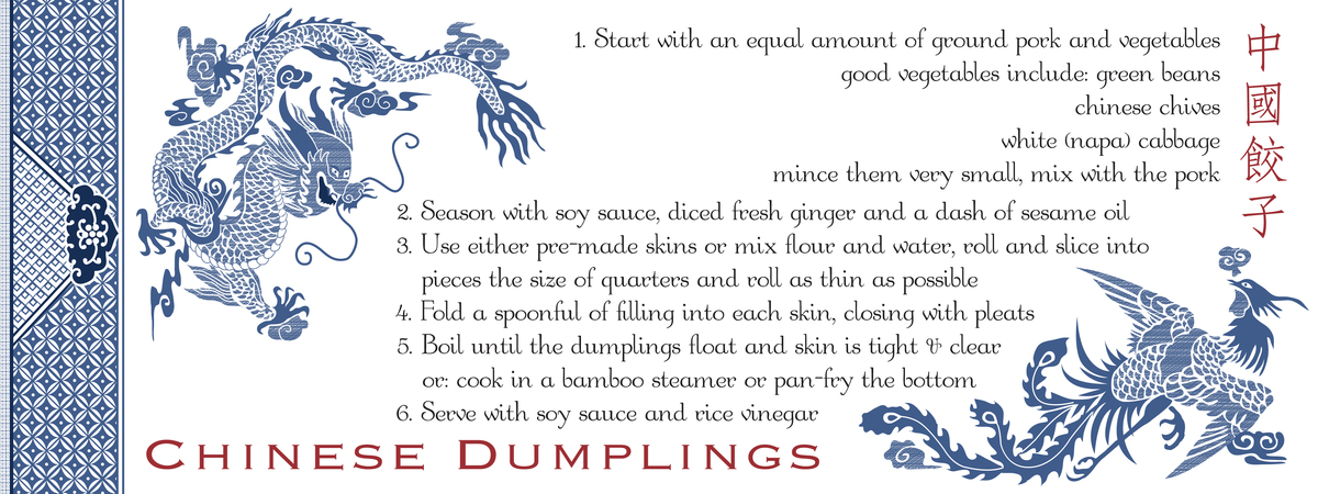 Chinese Dumplings by Anneke Majors Majors dumplings 300