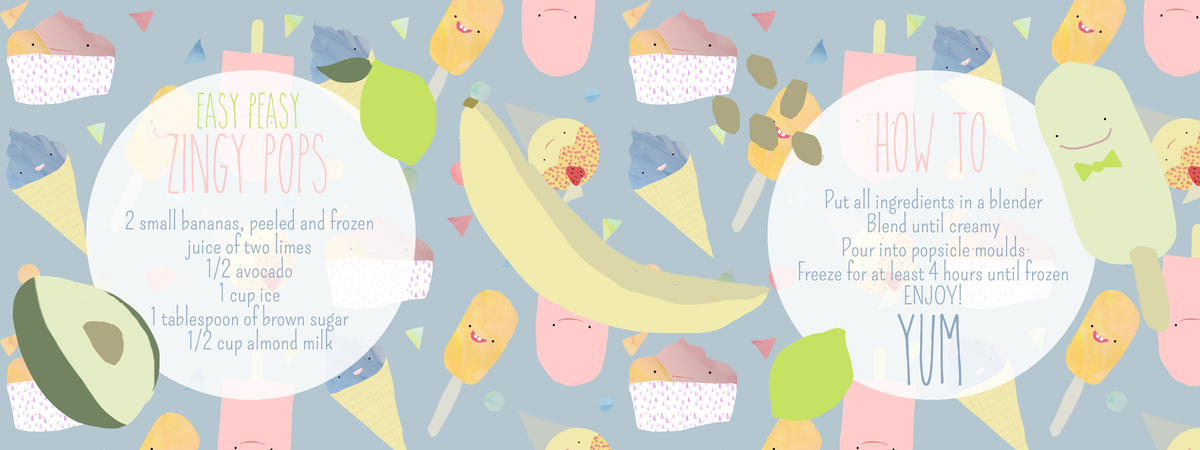 Zingy Pops by Jess Racklyeft Theydraw