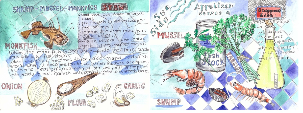 Shrimp Mussel Monkfish Stew by Dorine van der Vloodt