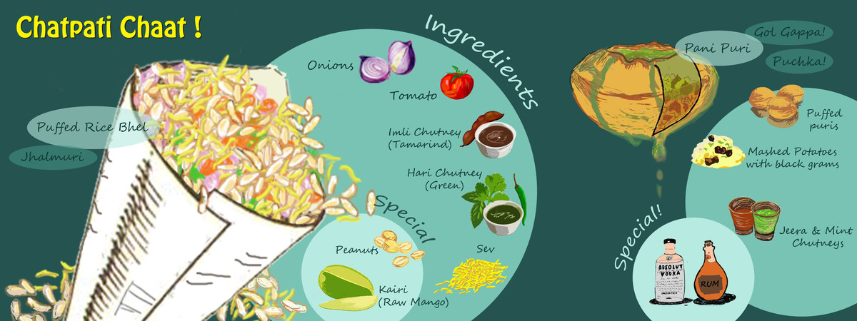 Indian chaat by Suruchika Singh