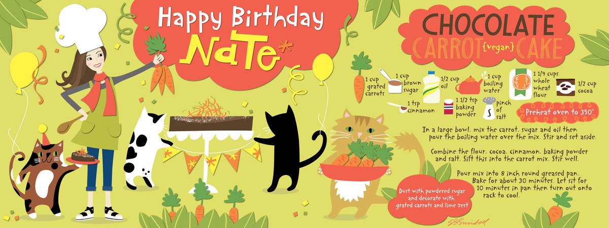 Chocolate Carrot Cake for Nate by Salli S. Swindell