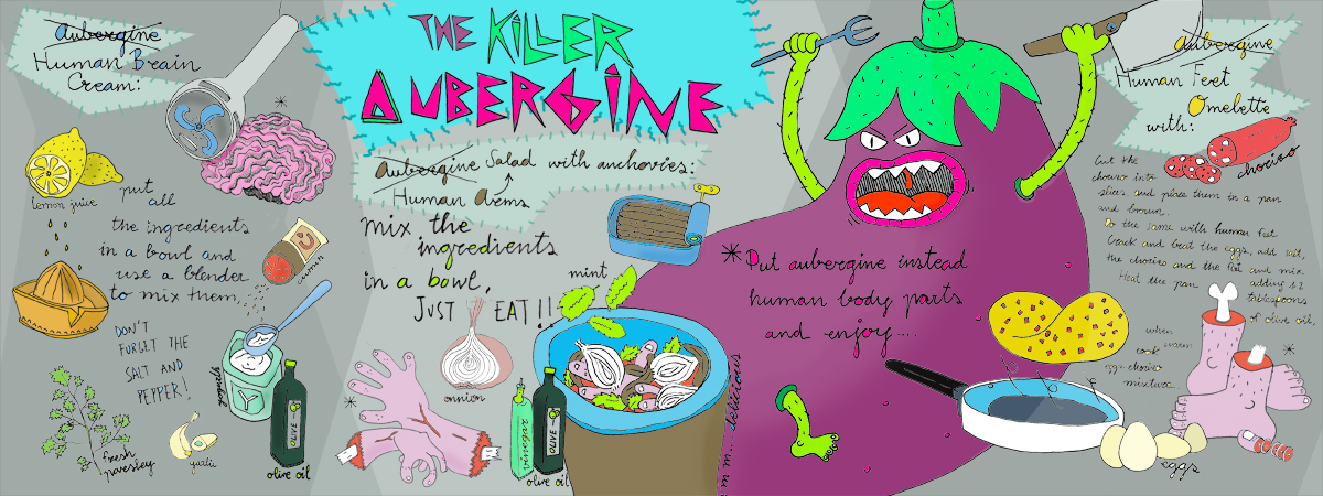 The Killer Aubergine by Eva Cubero Escudero
