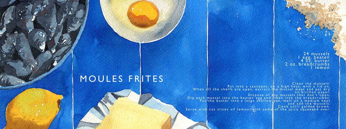 Moules Frites by Hannah Clark